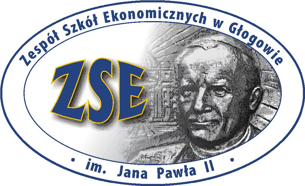 Herb - Zespół Szkół Ekonomicznych im. Jana Pawła II w Głogowie