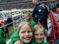 Podczas meczu o puchar Polski na Stadionie Narodowym w Warszawie