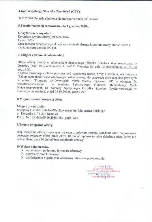 Zapytanie ofertowe str3