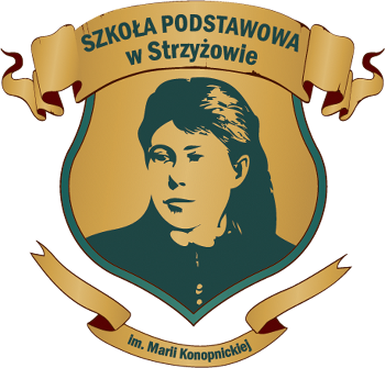 Herb - Szkoła Podstawowa im. Marii Konopnickiej w Strzyżowie