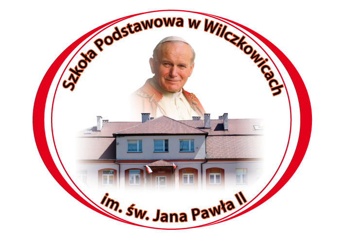 Herb - Szkoła Podstawowa im. św. Jana Pawła II w Wilczkowicach