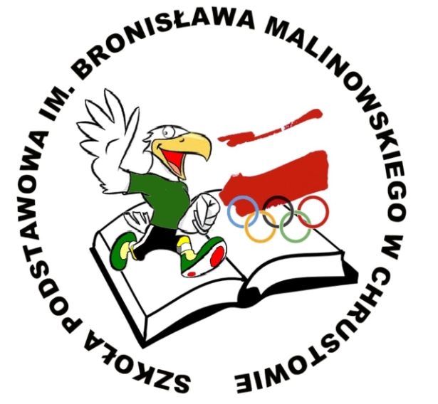 Herb - Szkoła Podstawowa im. Bronisława Malinowskiego w Chrustowie