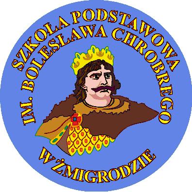 Herb - Szkoła Podstawowa  im. Bolesława Chrobrego w Żmigrodzie