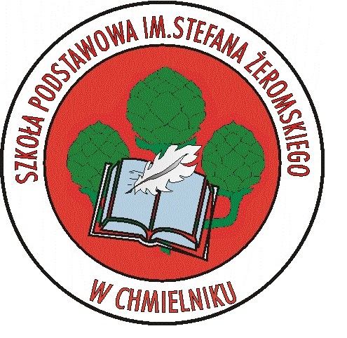 Herb - Szkoła Podstawowa im. Stefana Żeromskiego w Chmielniku